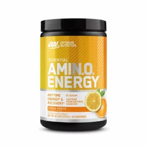 Optimum Nutrition ESSENTIAL AMIN.O. ENERGY® Citrus Spritz 0.6 lb (30 Servings) | 17328BPJI