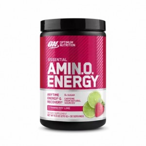 Optimum Nutrition ESSENTIAL AMIN.O. ENERGY® Strawberry Lime 0.6 lb (30 Servings) | 39764QTXZ