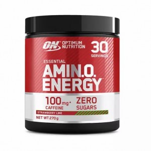 Optimum Nutrition Essential AMIN.O. Energy Strawberry Lime 270 grams (30 Servings) | 94056PQUF