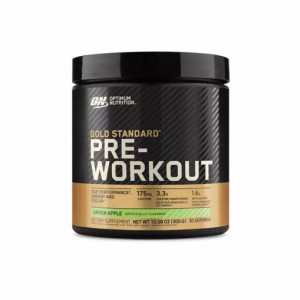Optimum Nutrition GOLD STANDARD® Pre-Workout Green Apple 0.66 lb (30 Servings) | 20785OYMT