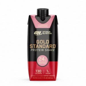 Optimum Nutrition GOLD STANDARD® Ready To Drink Protein Shake *new* Strawberry 12 Cartons (12 Servings) | 35109HNTJ