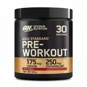 Optimum Nutrition Gold Standard Pre-Workout Fruit Punch 330 grams (30 Servings) | 95723WBOK