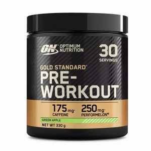 Optimum Nutrition Gold Standard Pre-Workout Green Apple 330 grams (30 Servings) | 72359AJSM
