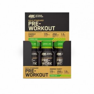 Optimum Nutrition Gold Standard Pre-Workout Shot Lemon Lime 720 ml (12 pieces) | 51932WDOY