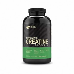 Optimum Nutrition Micronized Creatine Capsules 200 Capsules (100 Servings) | 08495FOPQ
