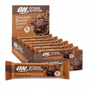 Optimum Nutrition Protein Bar Chocolate Brownie Crunch 650 grams (10 Bars) | 41705OFNP