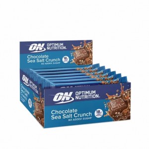 Optimum Nutrition Protein Bar Chocolate Sea Salt Crunch 720 grams (12 Bars) | 67013YEWQ