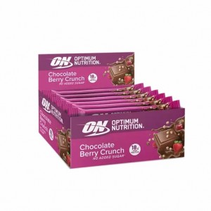 Optimum Nutrition Protein Bar Chocolate Berry Crunch 720 grams (12 Bars) | 52179NOWA