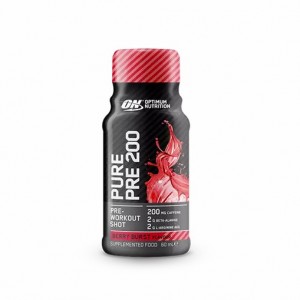 Optimum Nutrition Pure Pre 200 Pre-Workout Shot Berry 60ml (12 shots) | 45108IOLE