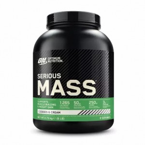 Optimum Nutrition Serious Mass Cookies & Cream 2.73 kg (8 Servings) | 56297OBIT