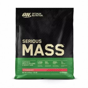 Optimum Nutrition Serious Mass Strawberry 5.45 kg (16 Servings) | 09372VZQS