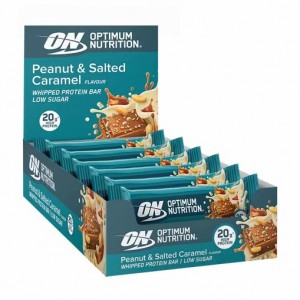 Optimum Nutrition Whipped Protein Bar Peanut And Salted Caramel 600 grams (10 Bars) | 82194PDQB